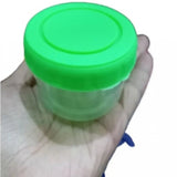 (Pack Of 2) Mini Plastic Food Storage Containers Multi Purpose Box Twist Cap Premium Quality - Pkwebstore