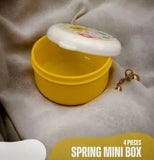 Pack Of 4 Mini Spring Bowl With Seal Cap food Storage Boxes - Pkwebstore