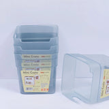 Pack Of 4 Plastic Mini Crate - Pkwebstore