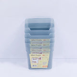 Pack Of 4 Plastic Mini Crate - Pkwebstore