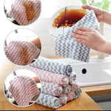 Pack Of 4 Superfine Fiber Kitchen Dishwashing Cloth - Pkwebstore