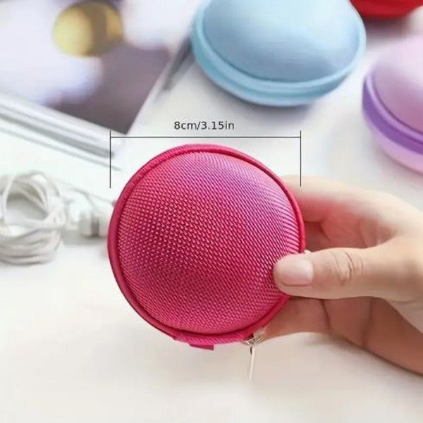 Portable Mini Zipper Earphone Case (Random Color) - Pkwebstore