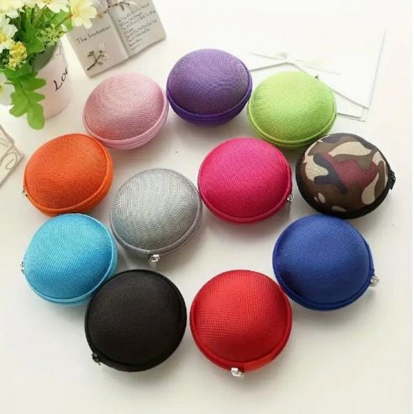 Portable Mini Zipper Earphone Case (Random Color) - Pkwebstore