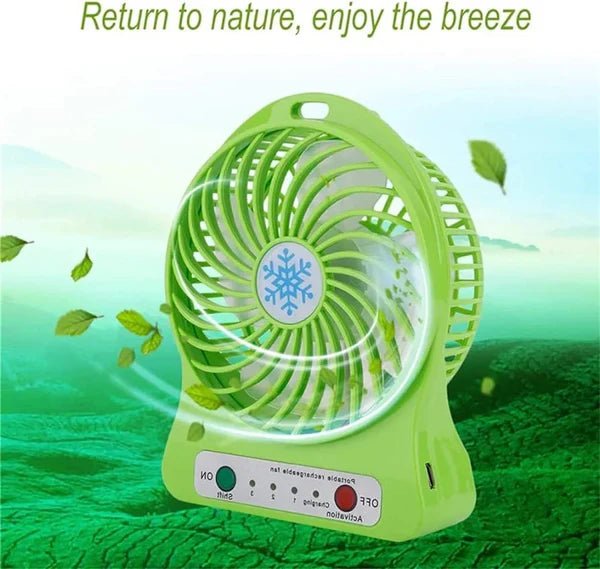 Portable Rechargeable Fan - Pkwebstore