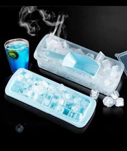 PressType Double - Layer Ice Cube Maker with Lid - Pkwebstore