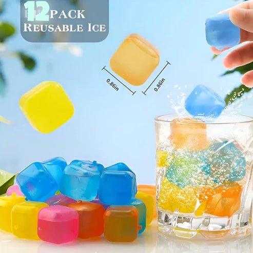 Reusable Ice Cubes 12 Pcs - Pkwebstore