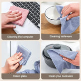 Reusable Pack of 20Pcs/box Microfiber Towel Absorbent Kitchen Cleaning Dishcloths - Pkwebstore