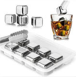 Reusable Steel Ice Cubes With Clip - Pkwebstore