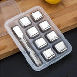 Reusable Steel Ice Cubes With Clip - Pkwebstore