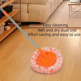 Round Spin Mop For Wash, Multifunctional Wash Floor Mop - Pkwebstore