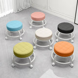 Round Stool with Wheel - Pkwebstore