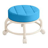 Round Stool with Wheel - Pkwebstore