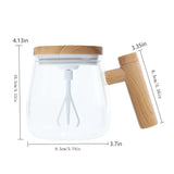 Self Stirring Borosilicate Glass Cup - Pkwebstore