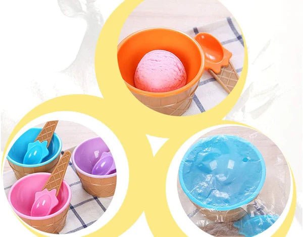 Set of 6 Kids ice Cream Bowls - Pkwebstore