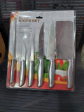 Set of 6 Steel Knife - Pkwebstore