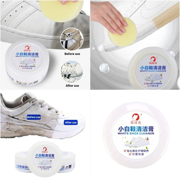 Shoes Cleaning Cream With Sponge - Pkwebstore