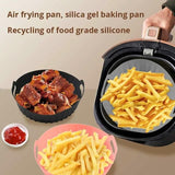 Silicon Air Fryer Baking Pan Multipurpose Air Fryers Pot Round - Pkwebstore