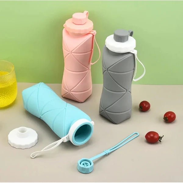 Silicon Collapsible Water Bottle 600ML - Pkwebstore