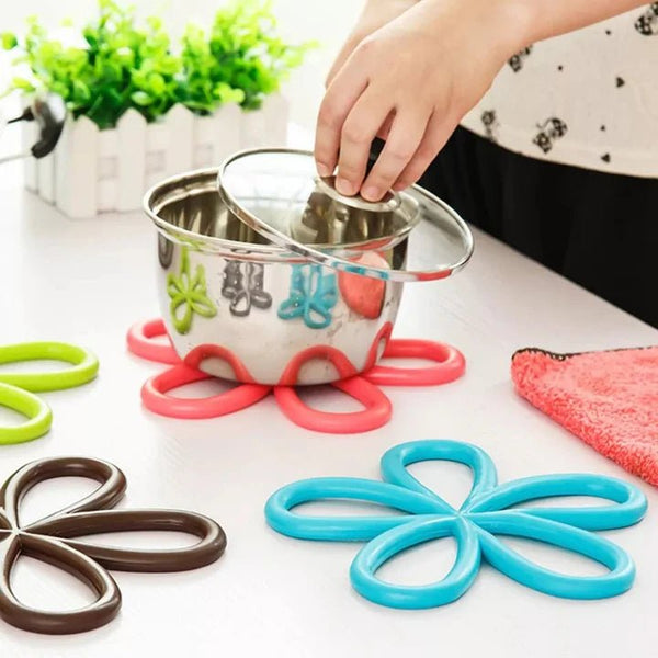 Silicone Flower Pot Stand Heat Resistant - Pkwebstore