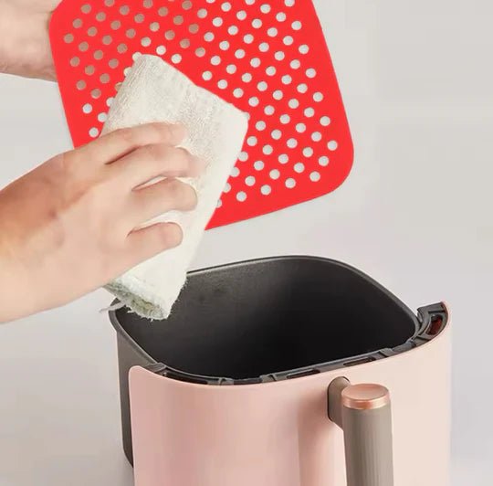 Silicone Reusable Square Air Fryer Mat - Pkwebstore