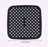 Silicone Reusable Square Air Fryer Mat - Pkwebstore