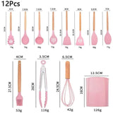 Silicone Utensils 12pcs Set - Pkwebstore