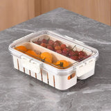 Single Portion - Large Premium acrylic airtight box with drain - Pkwebstore