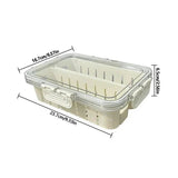 Single Portion - Large Premium acrylic airtight box with drain - Pkwebstore