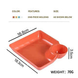 Snack Plate With Sauce Dish - Pkwebstore