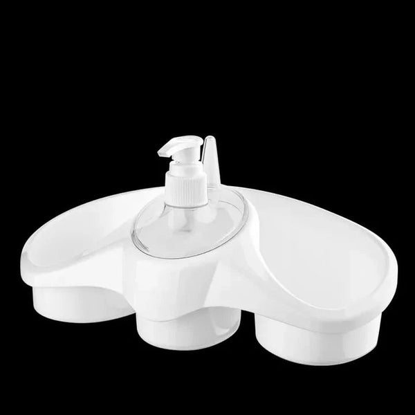 Sponge Holder And Soap Dispenser Sink Organizer - Pkwebstore