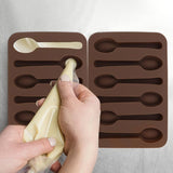 Spoon Shape Silicone Baking Mold Non - Stick - Pkwebstore