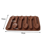 Spoon Shape Silicone Baking Mold Non - Stick - Pkwebstore