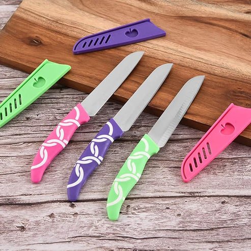 Stainless Steel Fruit knife with cover - Pkwebstore