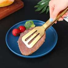 Stainless Steel Golden Food Tong - Pkwebstore