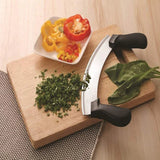 Stainless Steel Knife, Mezzaluna Chopper - Pkwebstore