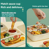 Stainless Steel Lunch Box With Spoon Heavy Quality - Pkwebstore