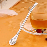 Stainless Steel Straw Filter Spoon,Drinking Straw (Pack of 4) - Pkwebstore