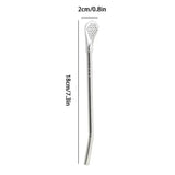 Steel Filter Spoon Straw - Pkwebstore