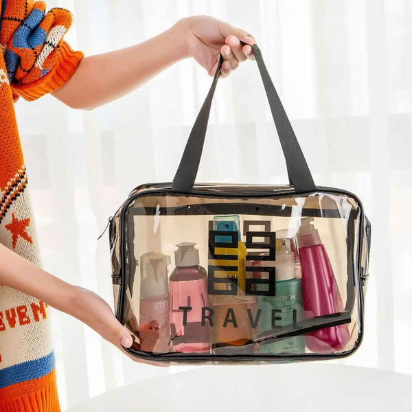 Travel Cosmetic Bag Organizer Transparent - Pkwebstore