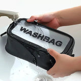 Travel Portable Clear Transparent Makeup Organizer Cosmetic Bags - Pkwebstore