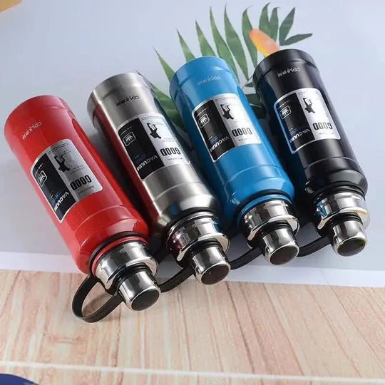 Travel/ Sports stainless steel vaccum Bottle Large 600ml - Pkwebstore