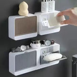 WALL MOUNTED DOUBLE LAYER SOAP BOX - Pkwebstore