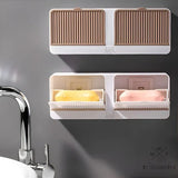 WALL MOUNTED DOUBLE LAYER SOAP BOX - Pkwebstore