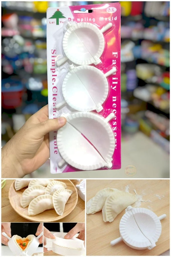 3 Pcs Dough Press Dumpling Mold - Pkwebstore