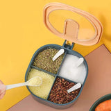 4 Partition Spices Storage Box - Pkwebstore