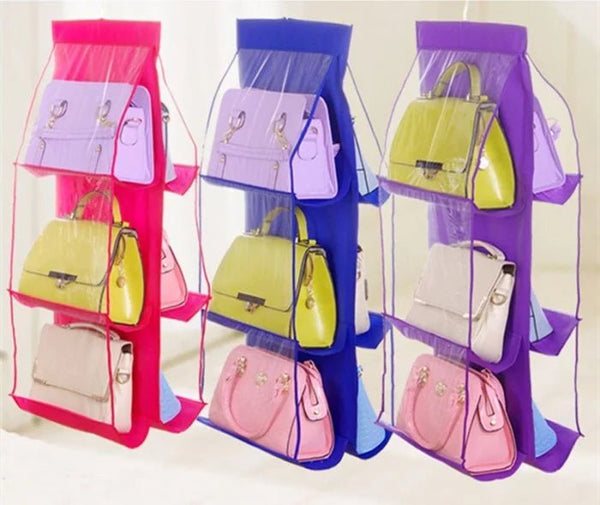 6 POCKET HANGING BAG ORGANIZER - Pkwebstore