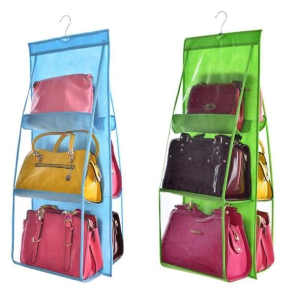 6 POCKET HANGING BAG ORGANIZER - Pkwebstore