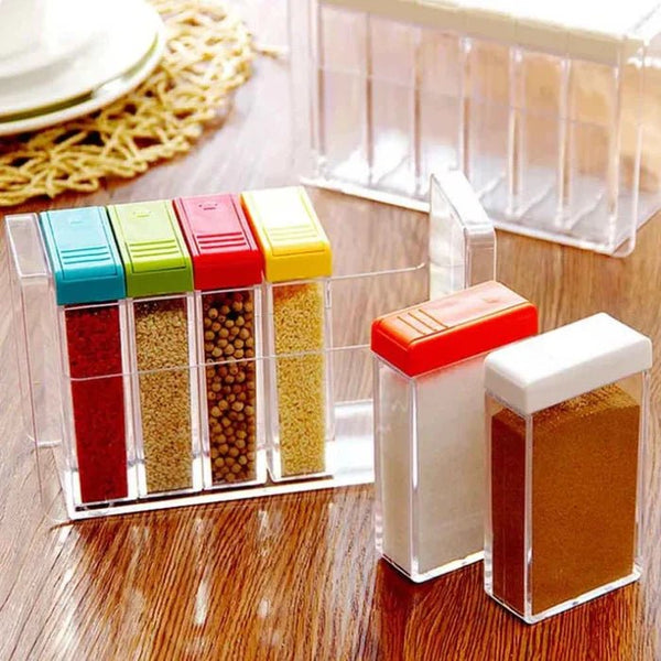 6 Units Transparent Spices Container - Pkwebstore