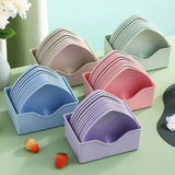 8Pcs Heart Shaped Spit Bone Dish Plates - Pkwebstore