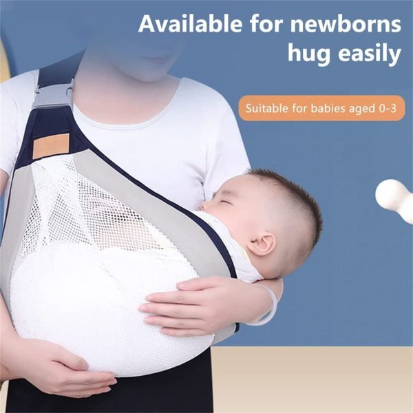 Baby Carrier - Ergonomic Baby Strap one Shoulder Labor - Saving Polyester Baby Half Wrapped Sling - Pkwebstore